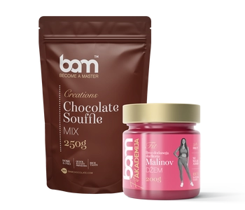 Frambuesa con elegancia de chocolate