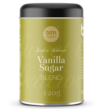 Azúcar vainillado con auténtica vainilla, 120 g