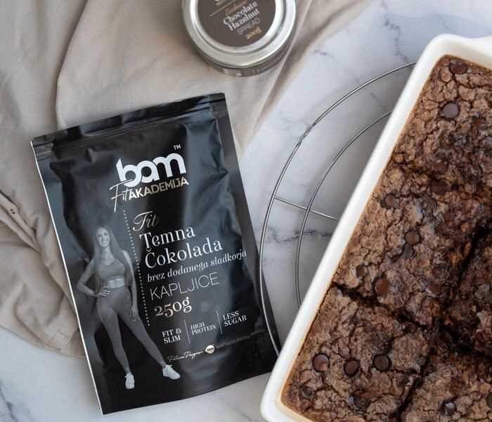 copos de avena al horno con brownie