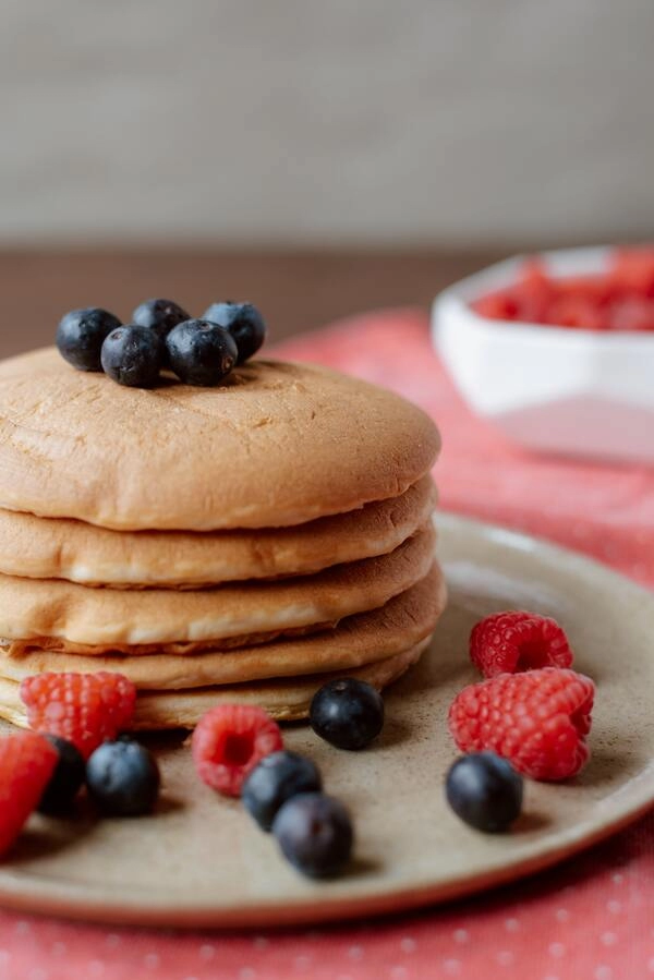 tortitas americanas con yogur